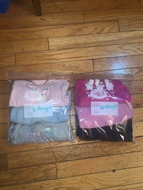 Baby girl 6-18month clothes bundles